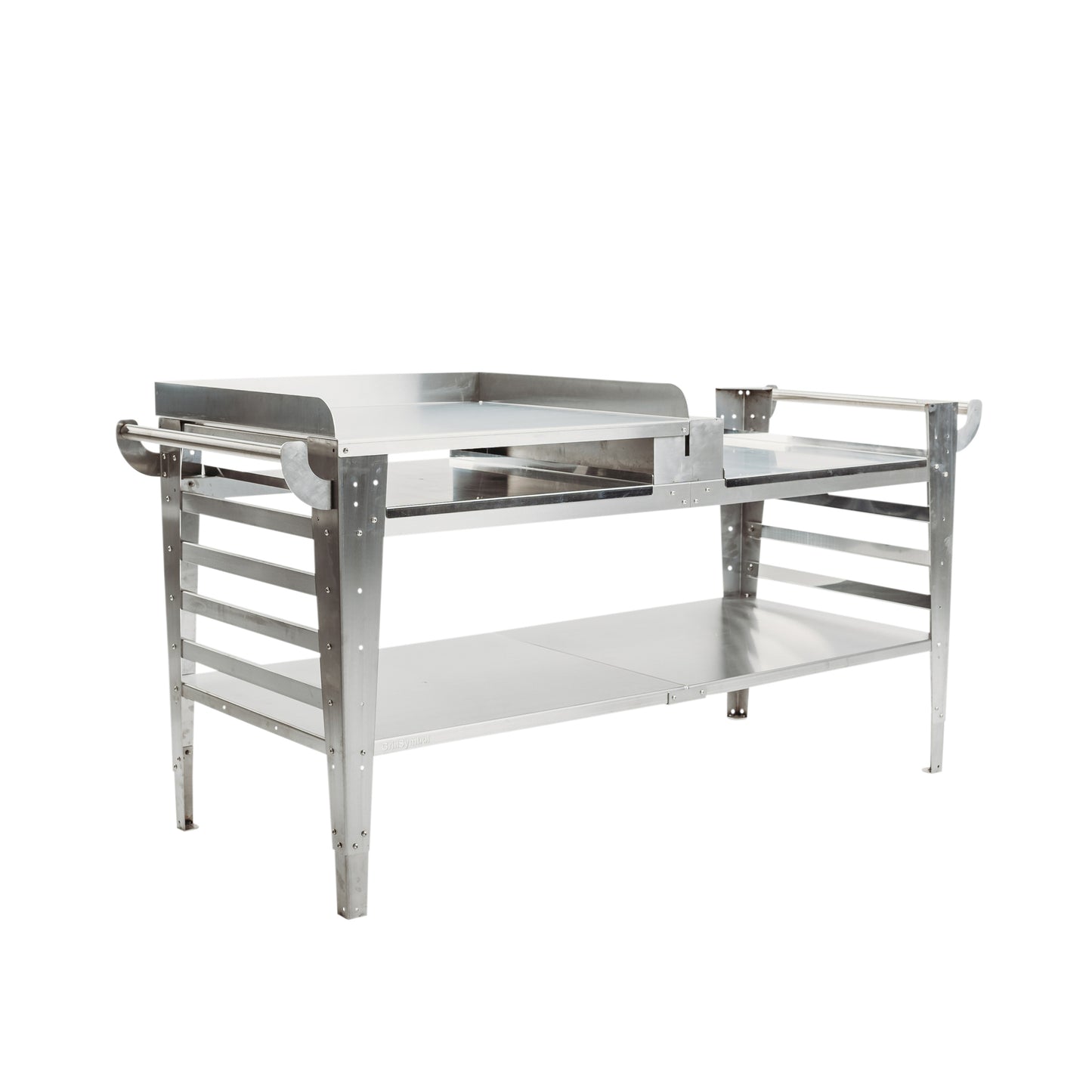 GrillSymbol stainless steel Side Table  for Pizza Oven Baso-Inox-XL