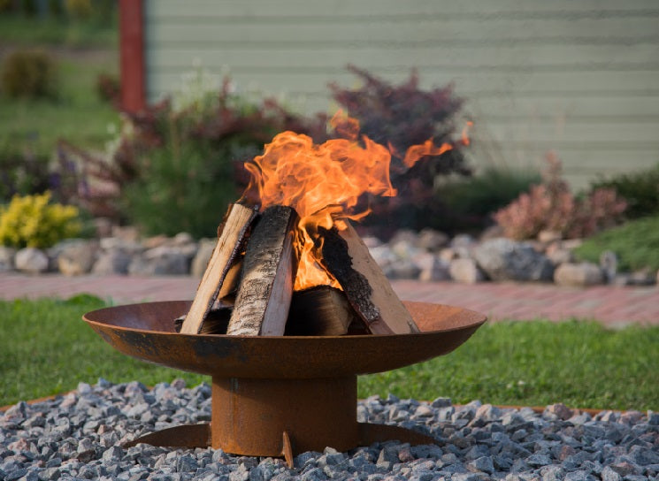 GrillSymbol Corten Steel Fire Pit Chiaro 67 cm