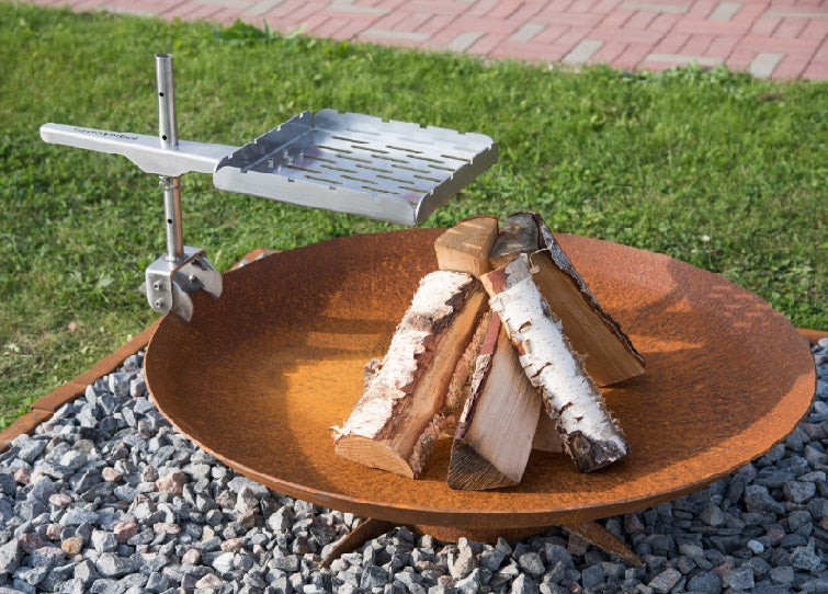 GrillSymbol Corten Steel Fire Pit Chiaro XL 91 cm