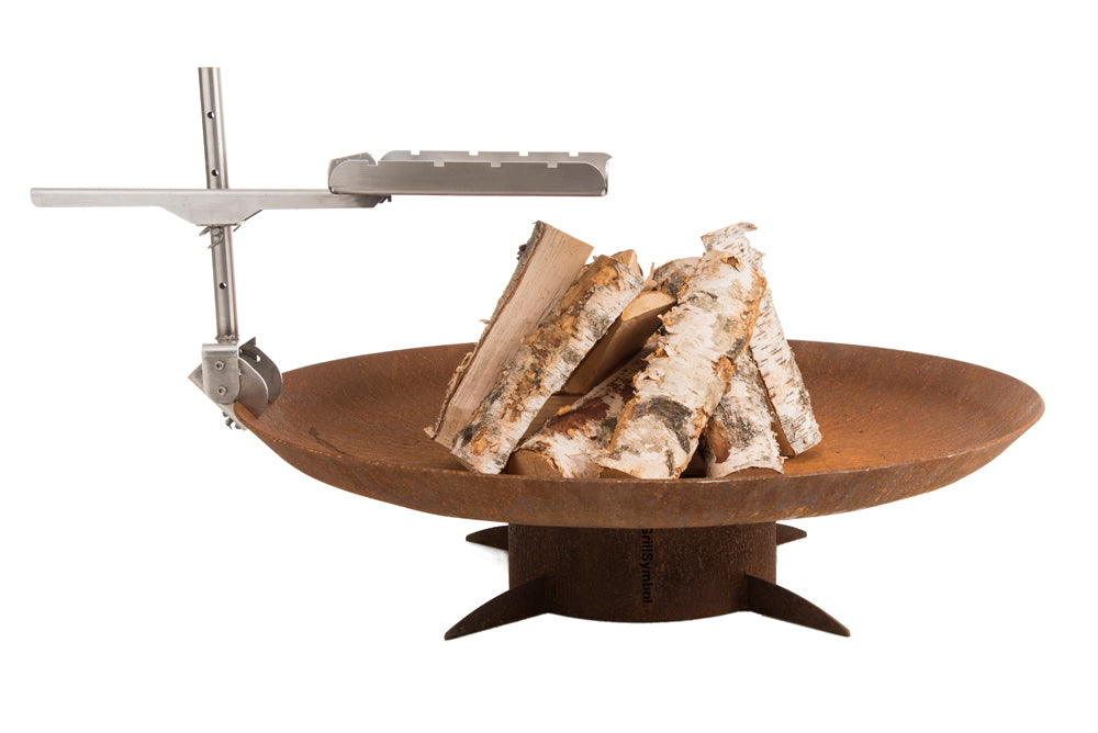 GrillSymbol Corten Steel Fire Pit Chiaro XL 91 cm