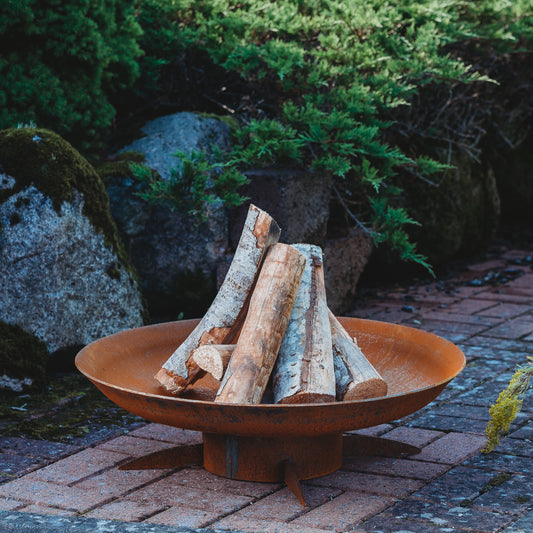 GrillSymbol Corten Steel Fire Pit Chiaro 67 cm