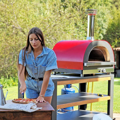 Clementi Gold 100 x 80 Dual Fuel Pizza Oven