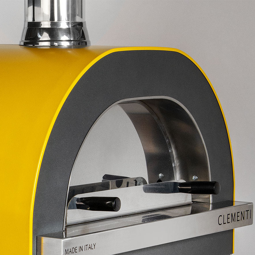 Clementi Gold 60x60 wood fired pizza oven outdoor garden compact oven for pizzas