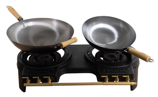 HOT WOK Double Gas Burner – 20kW Outdoor Cooking Power