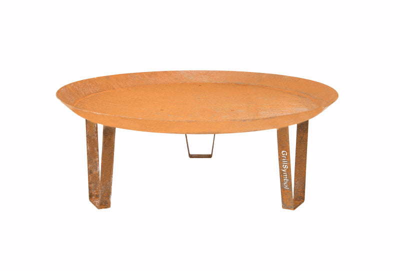 GrillSymbol Corten Steel Fire Pit Elegante 72cm