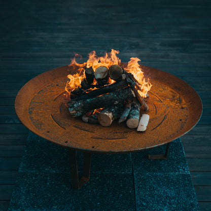 GrillSymbol Corten Steel Fire Pit Elegante XL 95cm