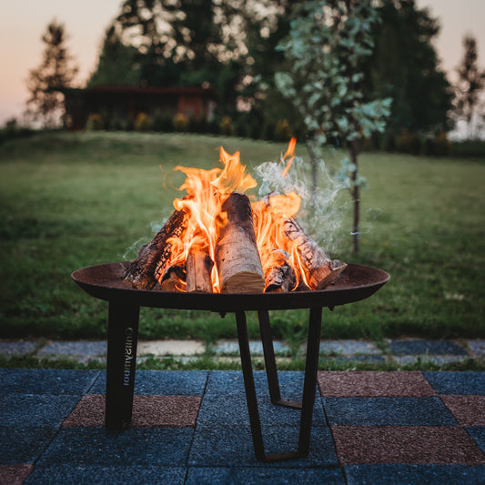 GrillSymbol Corten Steel Fire Pit Elegante 72cm