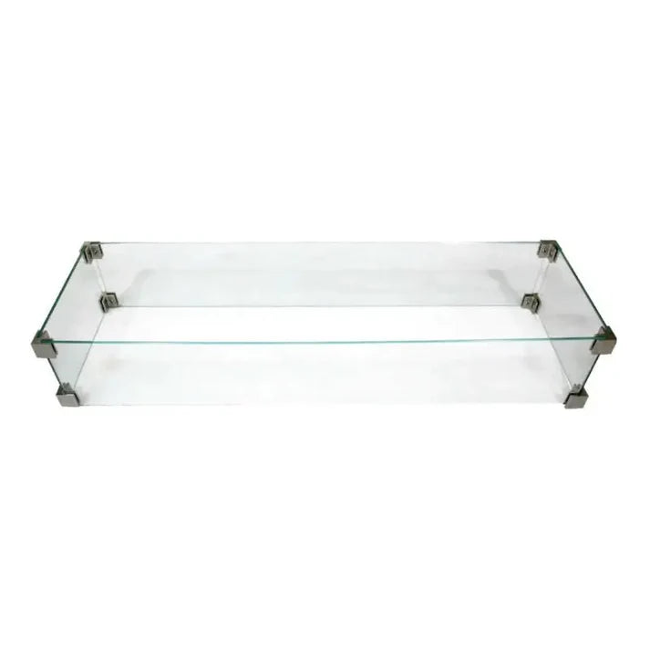 Elementi Fire Rectangular Wind Screen - Large