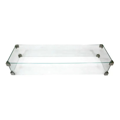 Elementi Fire Rectangular Wind Screen - Large