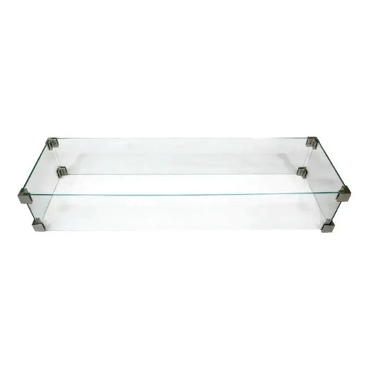 Elementi Fire Rectangular Wind Screen - Large