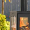 Firebloom Fresco Pedestal Stove with flue and Cover