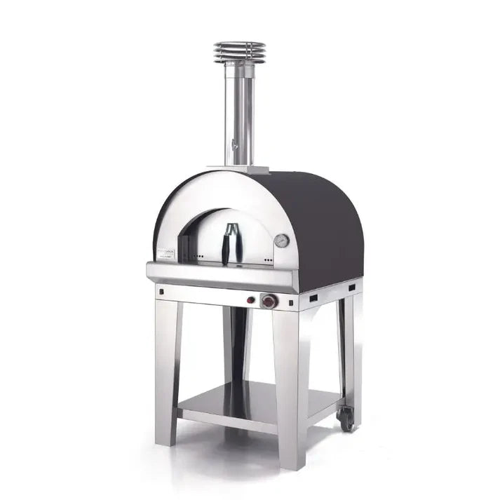 Fontana Margherita Stainless Steel Gas Pizza Oven With Trolley
