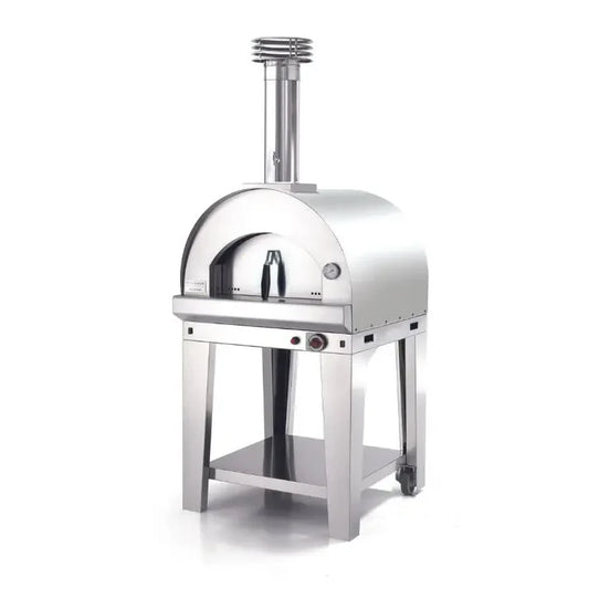 Fontana Margherita Stainless Steel Gas Pizza Oven With Trolley
