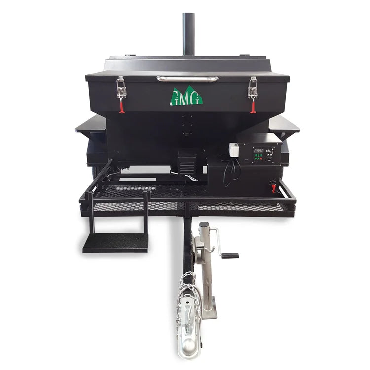 Green Mountain Grill Big Pig Rig BBQ Smoker and Trailer Prime WIFI Black
