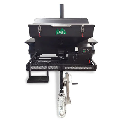 Green Mountain Grill Big Pig Rig BBQ Smoker and Trailer Prime WIFI Black