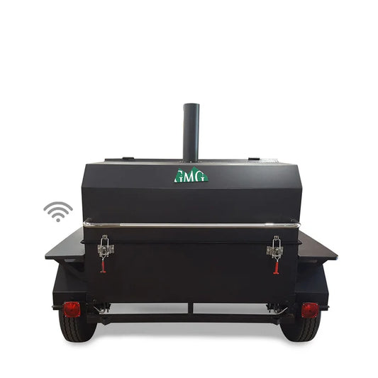 Green Mountain Grill Big Pig Rig BBQ Smoker and Trailer Prime WIFI Black