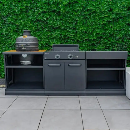 GRLLR Ember Classic 18 Inch - Matte Black - Build-In Kamado Grill