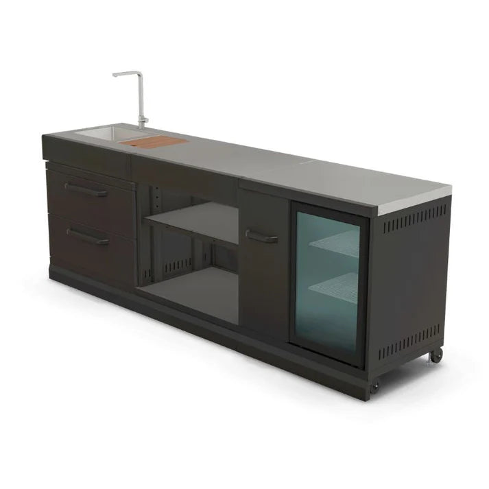 GRLLR Outdoor Kitchen - Fridge, Sink & Expansion Unit