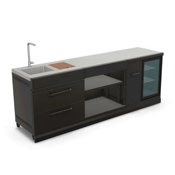 GRLLR Outdoor Kitchen - Fridge, Sink & Expansion Unit
