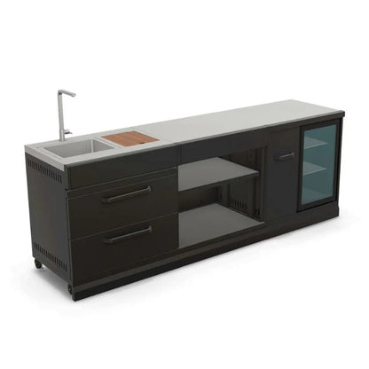 GRLLR Outdoor Kitchen - Fridge, Sink & Expansion Unit