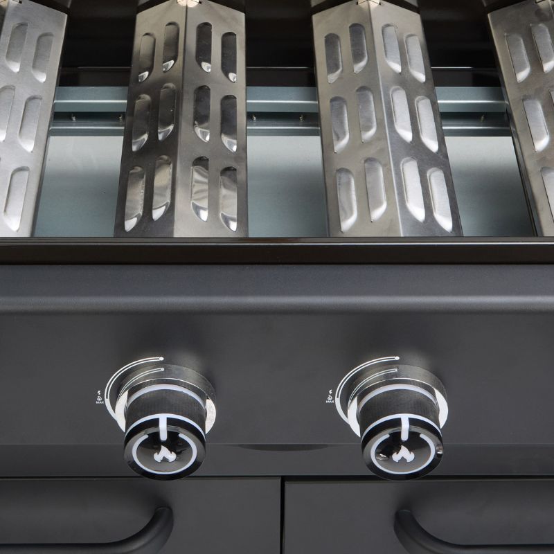 GRLLR Outdoor Kitchen - G4S 4 Burner BBQ, Fridge and Storage Unit