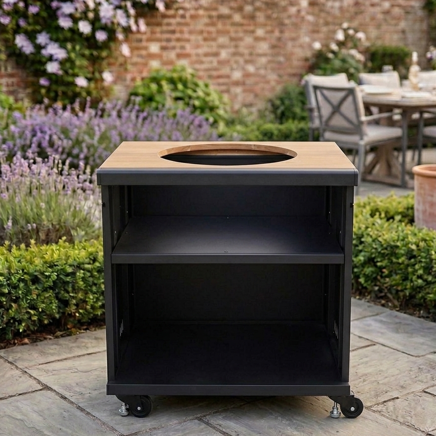 GRLLR Wooden Worktop for Kamado Outdoor Kitchen