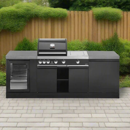 GrandPro 230 Series outdoor kitchen setup on patio with sintered stone countertop