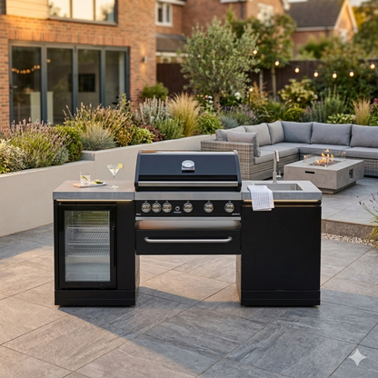 GrandPro 205 Series Maxim G5 Outdoor Kitchen in UK patio garden 