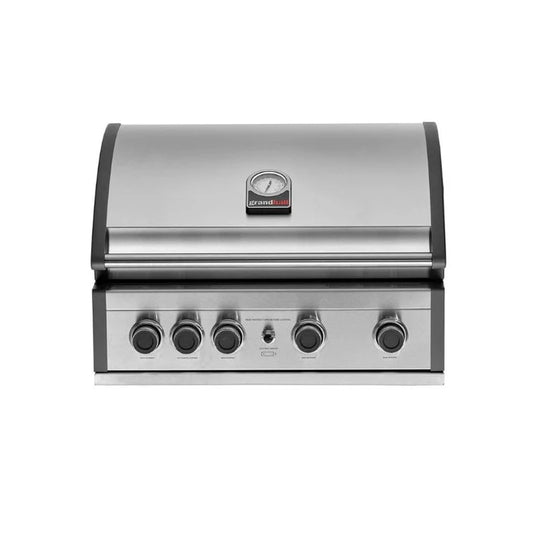 Pro Elite stainless steel built-in BBQ with infrared back burner