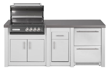 Outdoor Kitchen Grandpro Alu White Crossray Black Series Pack 3 wit...