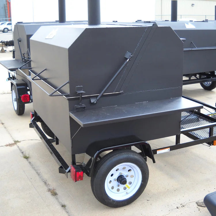 Green Mountain Grill Big Pig Rig BBQ Smoker and Trailer Prime WIFI Black