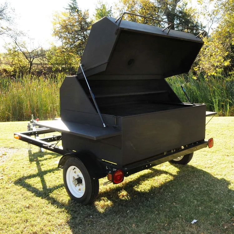 Green Mountain Grill Big Pig Rig BBQ Smoker and Trailer Prime WIFI Black