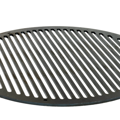 ast iron griddle on a white background