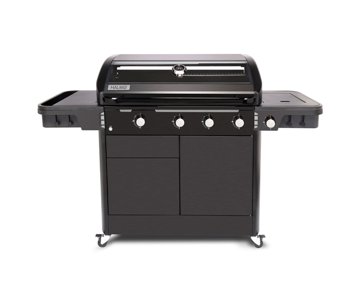HALMO gas BBQ cooking outdoor grilling family garden barbecue