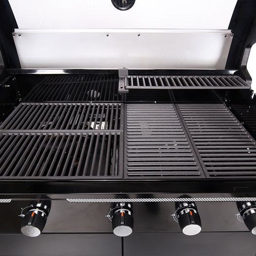 HALMO BBQ control knobs burners cast iron grills surface detail