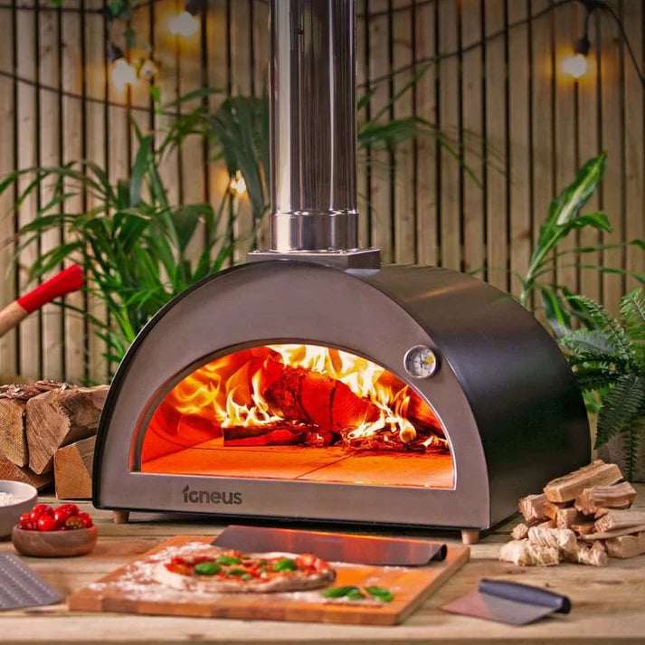 Igneus Classico Wood Fired Pizza Oven - Aubergine