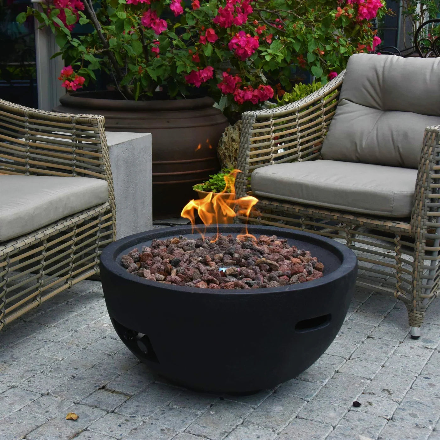 Elementi Jefferson Black Fire Bowl