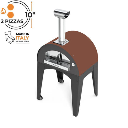 Fontana Lorenzo Build In Wood Pizza Oven Including Trolley