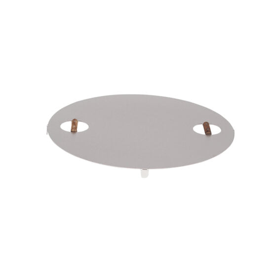 GrillSymbol Stainless Steel Fire Pit Luna Silver