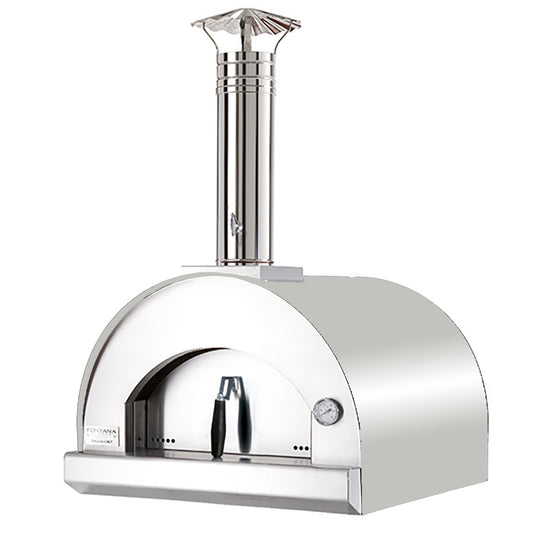 Fontana Margherita Stainless Steel Build In Wood Pizza Oven
