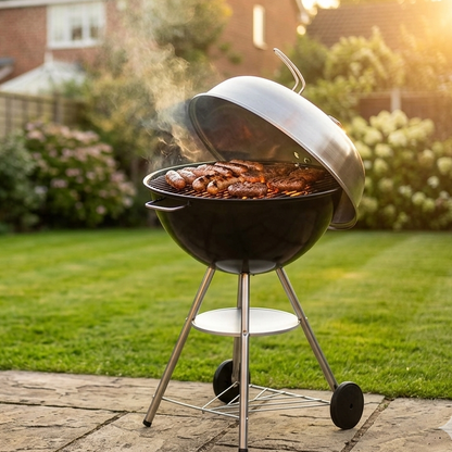 Martinsen 1400 kettle BBQ charcoal grill outdoor garden large barbecue