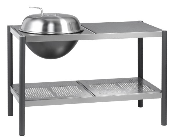 Martinsen Kitchen BBQ outdoor charcoal grill with granite worktop garden kitchen
