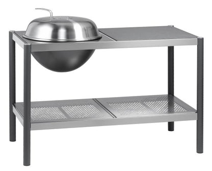 Martinsen Kitchen BBQ outdoor charcoal grill with granite worktop garden kitchen