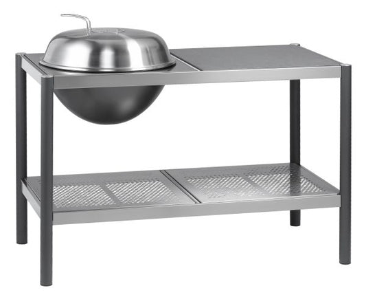 Martinsen Kitchen BBQ outdoor charcoal grill with granite worktop garden kitchen