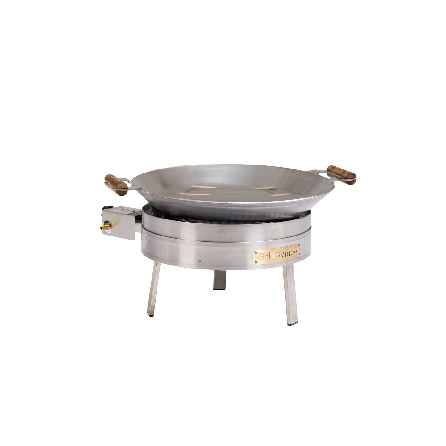 GrillSymbol Wok Burner Set PRO-450 Inox - 45 cm