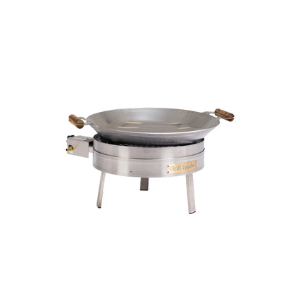 GrillSymbol Wok Burner Set PRO-450 Inox - 45 cm