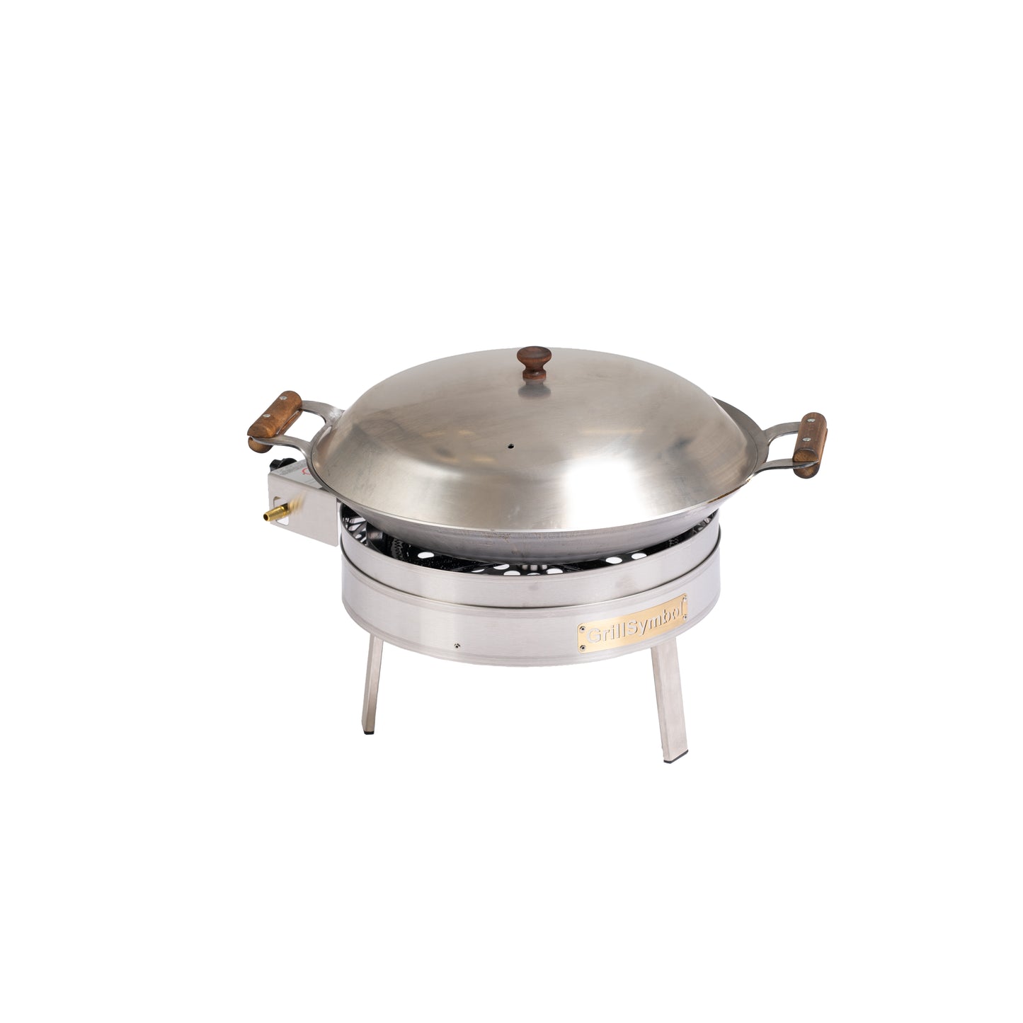 GrillSymbol Wok Burner Set PRO-450 Inox - 45 cm