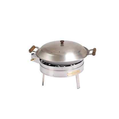 GrillSymbol Wok Burner Set PRO-450 Inox - 45 cm