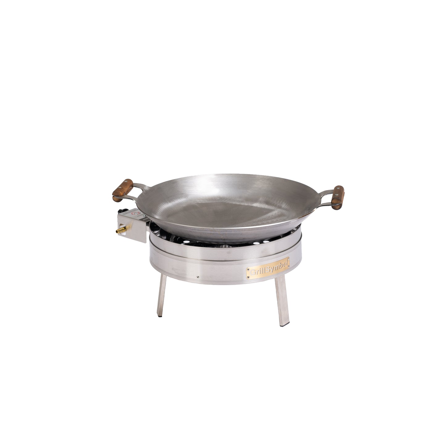 GrillSymbol Wok Burner Set PRO-450 Inox - 45 cm