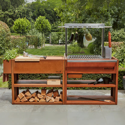 Barbecook Pedro Asado In Corten And Stainless Steel